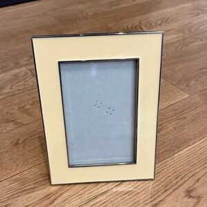 C. Wonder Cream Photo Frame with Silver Accent